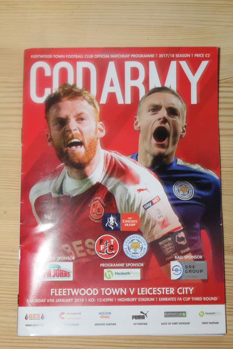 Fleetwood Town FC v Leicester City FC